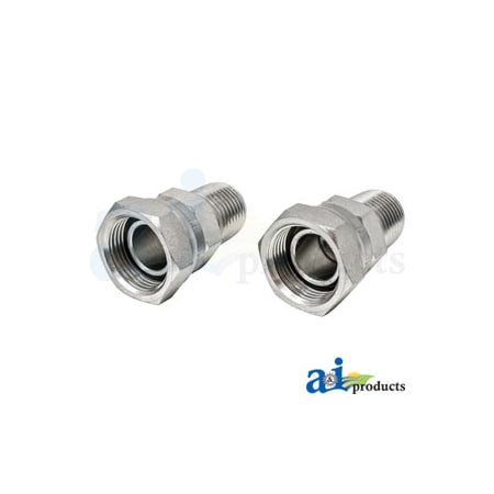 A & I Products Straight Female NPT Swivel X Male NPT Adapter 3.75" x4" x2" A-43D47
